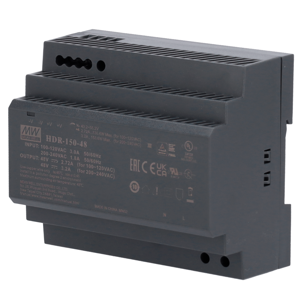 DS-KAW150-4N Alimentation rail DIN AC/DC (PSU),  1 sortie, 150 W, 48 VDC , 3.2 A