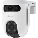 Ezviz H9C 3K (5MP+ 5MP) with 2 lenses (wide-angle fixed and zoom moving) and high resolution. Colour night vision, human tracking, siren, two-way audio