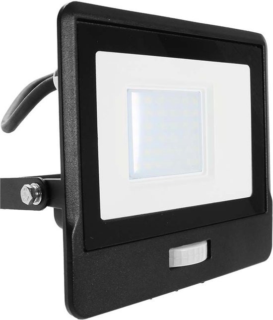 V-TAC PROJECTEUR LED À CAPTEUR 50W  