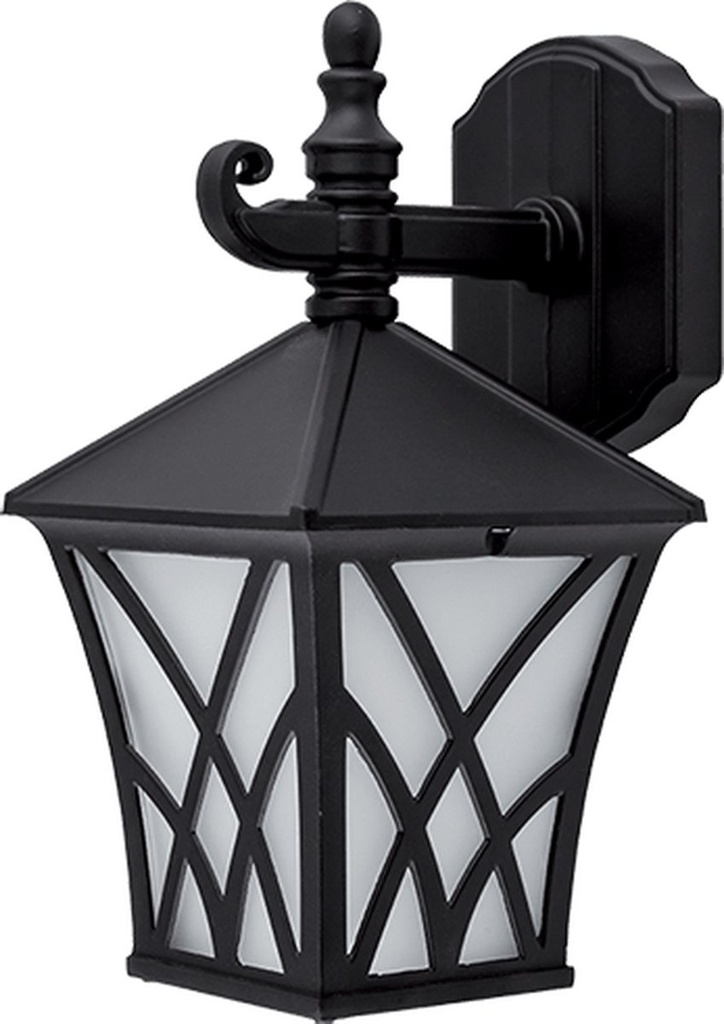 ELMARK Garden lamp ALEK, E27, IP44, downwards, black, 96301WD/BL