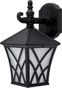 [96301WD/BK] ELMARK Garden lamp ALEK, E27, IP44, downwards, black, 96301WD/BL