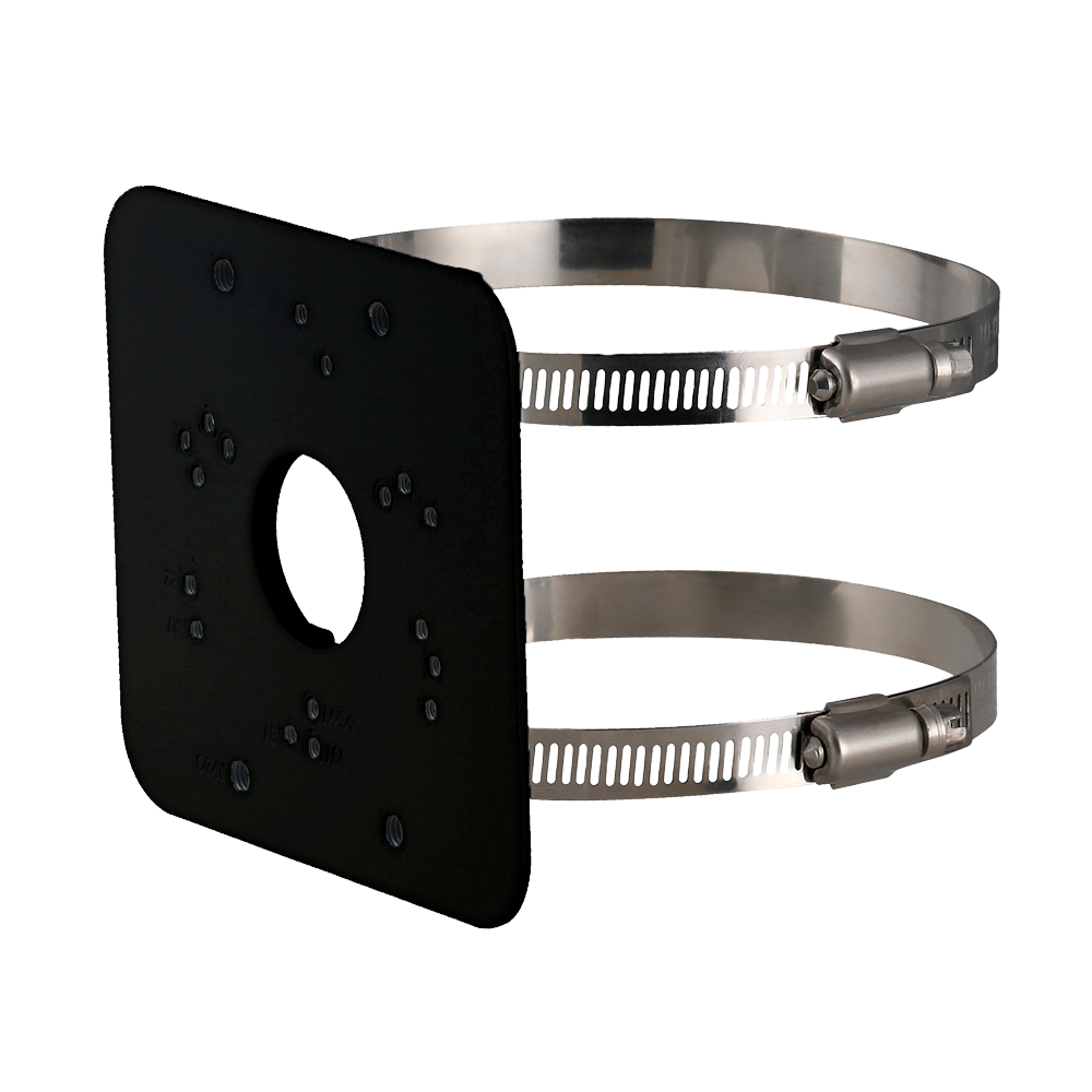 [PFA152-E-B] DAHUA PFA152-E-B( Noir) - Motorized Dome Pole Mount - Aluminum - 114 mm (H) x 125.6 (W) x 20 (D) - 270 g - Adjustable Length - Diameter Range 80~150 mm