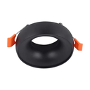 VT-980 GU10 FITTING ROUND BLACK FRAME+BLACK REFLECTOR