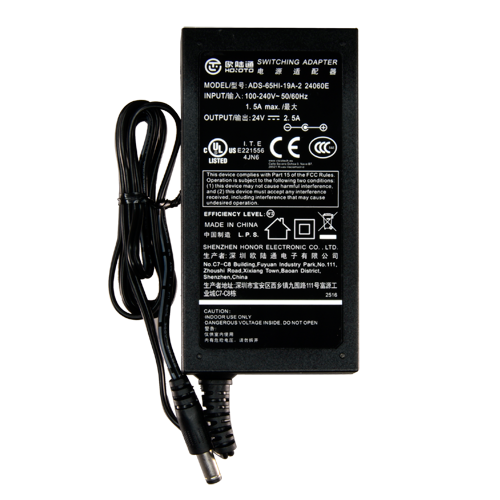 DC2425 60W LED PLASTIC POWER SUPPLY 24V 2.5A IP44