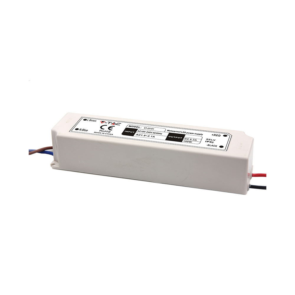 VT-22101-12 100W LED PLASTIC SLIM POWER SUPPLY 12V IP67