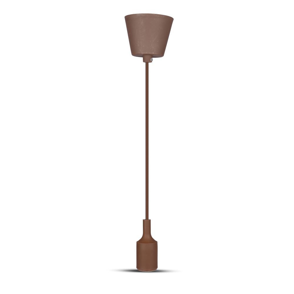 VT-7228 E27 PENDANT HOLDER-BROWN