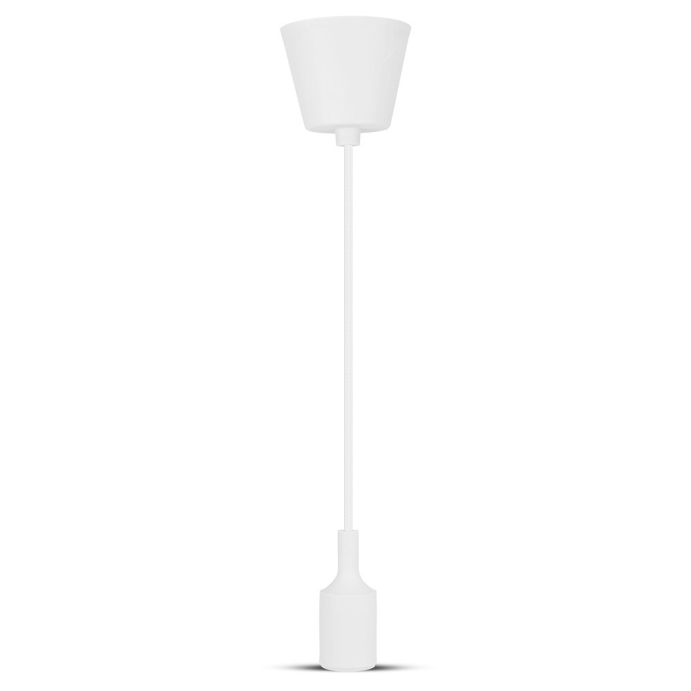 VT-7228 E27 PENDANT HOLDER-WHITE