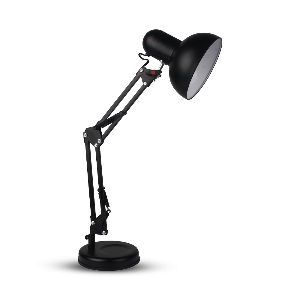 VT-7512 DESIGNER TABLE LAMP WITH ADJUSTABLE METAL BRACKET+SWITCH &amp; E27 HOLDER-BLACK