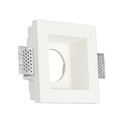 [92GDL13S] 92GDL13S DOWNLIGHT EN GYPSE CARRÉ GU10 120x120