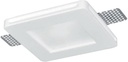 [92GDL06SGL] 92GDL06SGL GYPSUM DOWNLIGHT SQUARE WITH DIFFUSER GU10