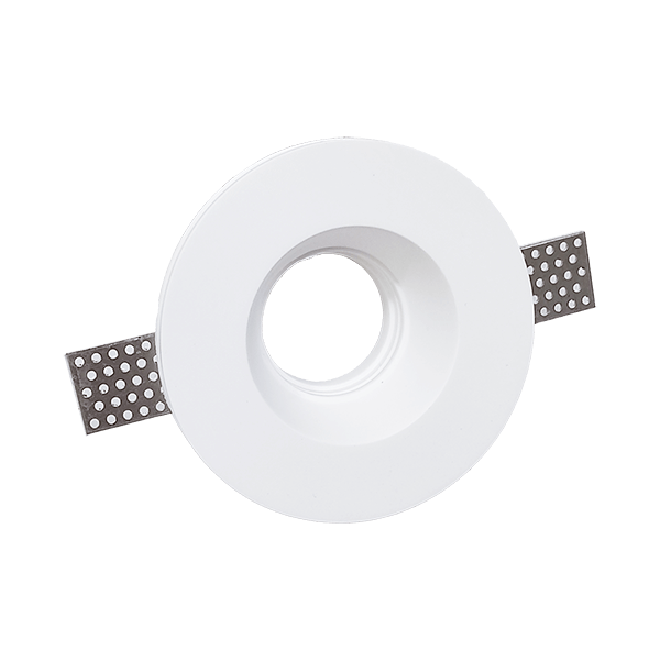 92GDL09R PLASTER ROUND SPOT GU10 D130X45 WHITE