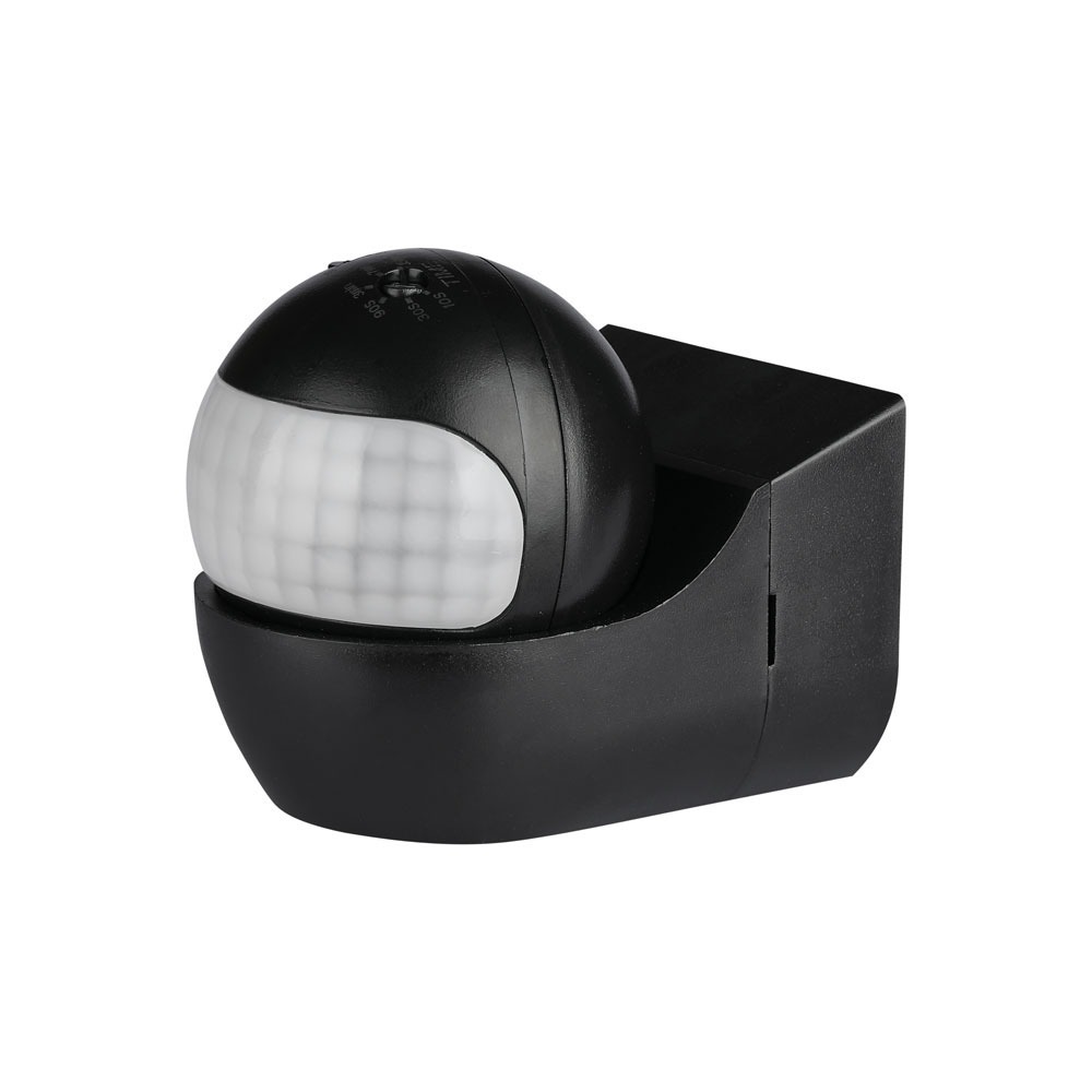 VT-8028 PIR WALL SENSOR WITH MOVING HEAD BLACK