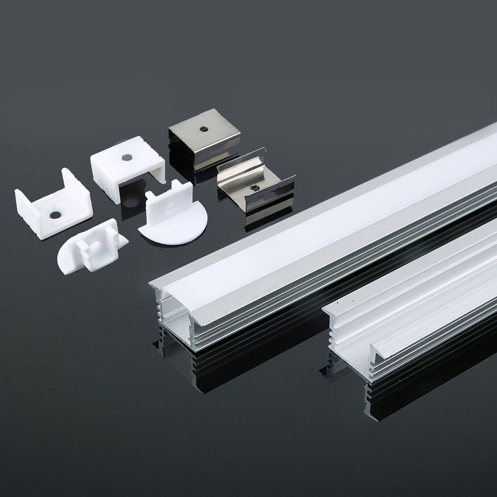 VT-8115 ALUMINUM PROFILE 2000*24.5mm*12.2mm -MILKY