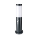 [8985] VT-838 BOLLARD LAMP WITH PIR SENSOR &amp; STAINLESS STEEL BODY(H:45CM)IP44 Black