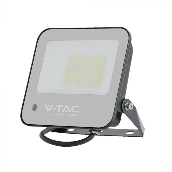 VT-44034 30W FLOODLIGHT RGB + WHITE BLACK BODY GREY FROSTED GLASS WITH REMOTE CONTROLLER IP65