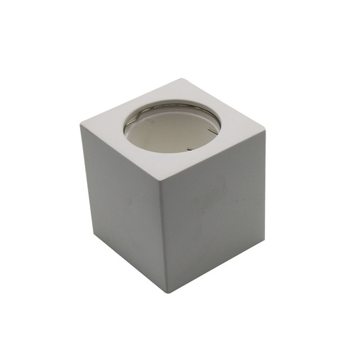 [3664] VT-727 1XGU10 FITTING SQUARE - WHITE