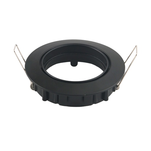 [8955] VT-779 GU10 FITTING ROUND BLACK Cutting Size 74mm -  82x25mm