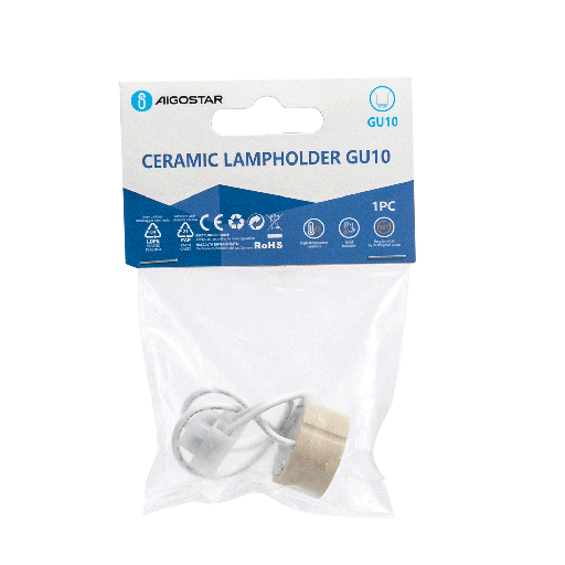 [B20102P39] Aigostar CERAMIC LAMPHOLDER GU10