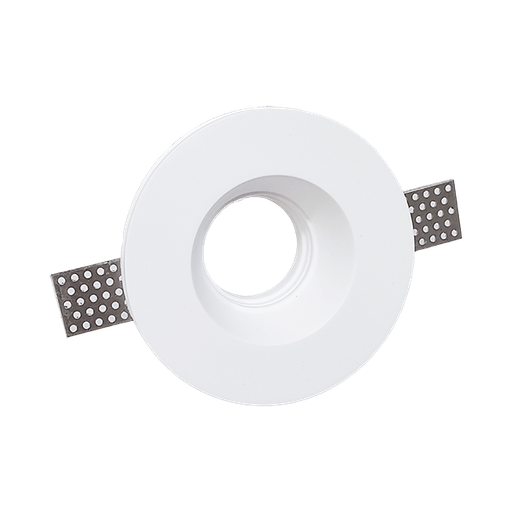 [92GDL09R] 92GDL09R SPOT ROND PLÂTRE GU10 D130X45 BLANC