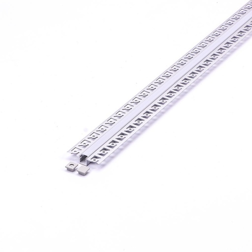 [3360] VT-8102 ALUMINUM PROFILE SET 2000MM MILKY 2000x52.1x13.3mm