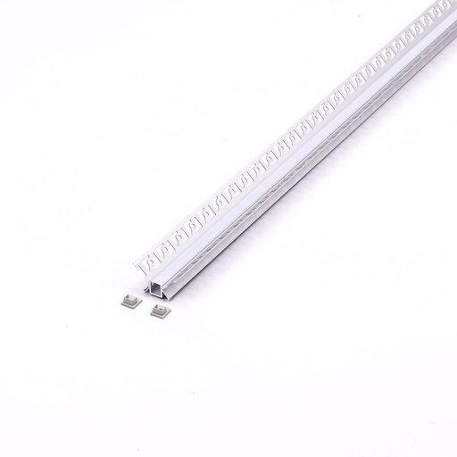 [3362] VT-8104 ALUMINUM PROFILE SET 2000MM MILKY