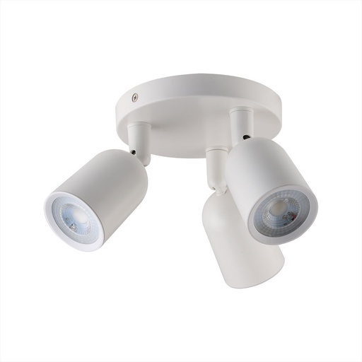 [7982] VT-899 3xGU10 WALL FITTING WHITE