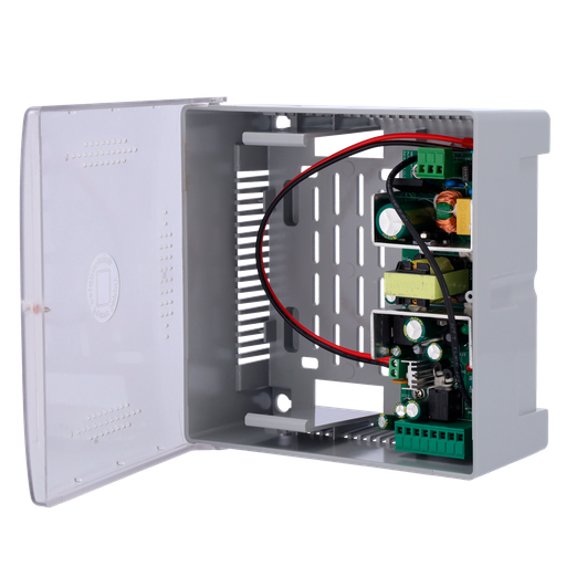 [AC-12DC5A-BAT7AH-P] AC-12DC5A-BAT7AH-P Power supply for access control Configurable NO/NC DC output 12.5-13.8V / 5A Plastic box