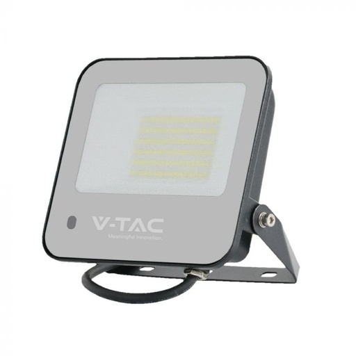 [23463] VT-44053 50W FLOODLIGHT RGB + WHITE BLACK BODY GREY FROSTED GLASS WITH REMOTE CONTROLLER IP65