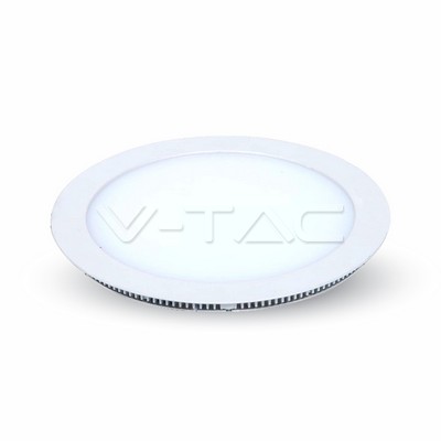 [4821]  VT-800 RD  8W LED Panel Round White 6000K