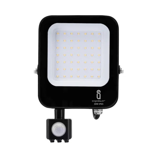 [B10202B5T] AIGOSTAR LED SENSOR FLOOD LIGHT 30W 4000K