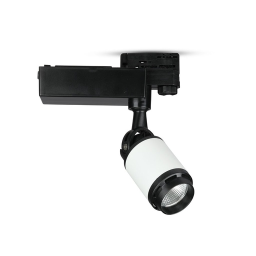 VT-4512 10W LED TRACKLIGHT - BLACK&amp;WHITE BODY