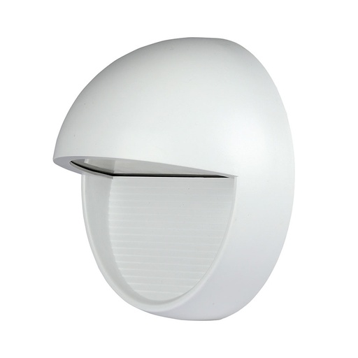 VT-1182 3W LED STEP LIGHT  WHITE BODY ROUND