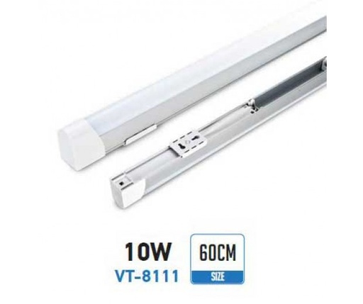 VT-8111 10W WALL FITTING  120 ° 900 lumens Aluminium 60cm