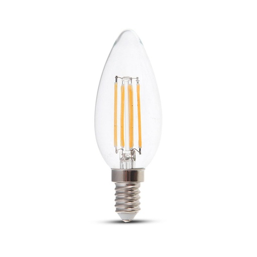 [7423] VT-2127 6W CANDLE FILAMENT BULB-CLEAR COVER  E14