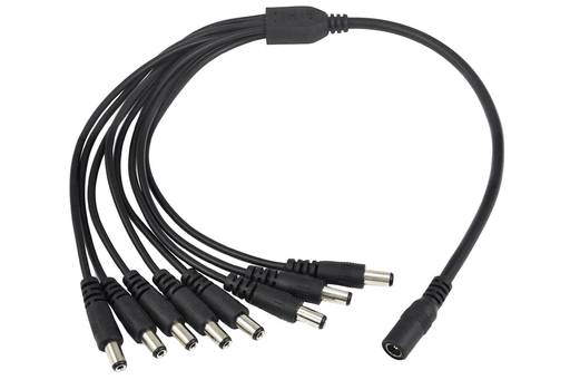 [DC/M-8XDC/FM] Power Splitter Cable 8X