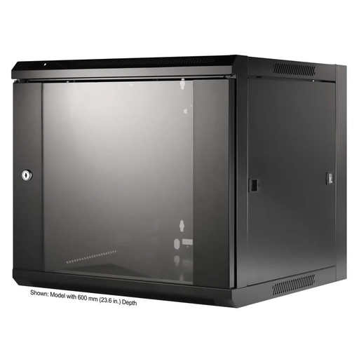 [711777] Intellinet 711777 Wall Mount Cabinet 19&quot;-9U 450mm  (l x H x P) 570 x 500 x 450 mm 9 UH Black (RAL 9005)