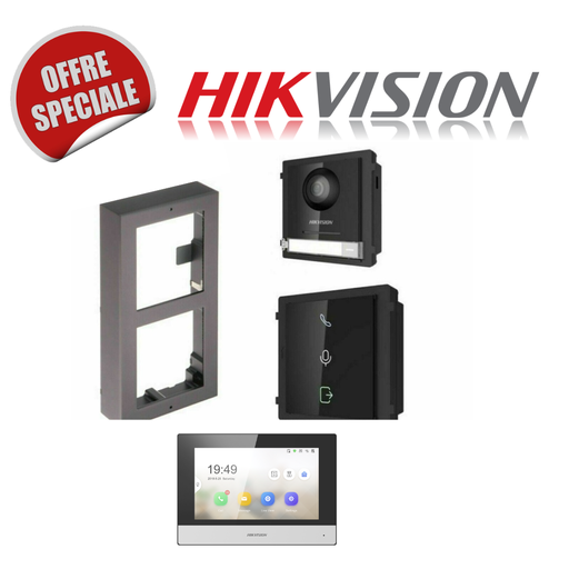 Hikvision Intercom KIT DS-KIS602/KD-E/M (DS-KD-ACW2 + DS-KD8003-IME1 + DS-KD-E/M)