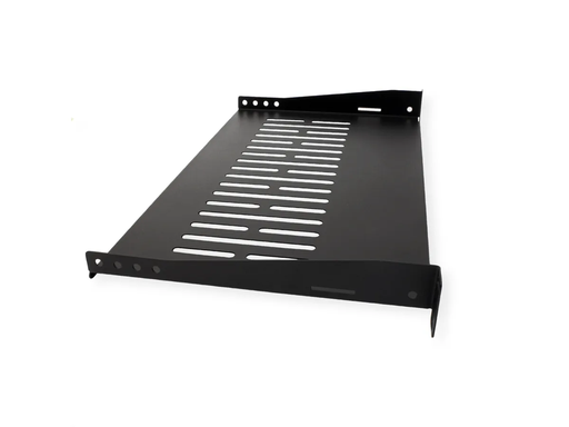 [26.99.0401] Roline 19"-vaste plank, 250 mm, max. 10 kg, 1U, zwart