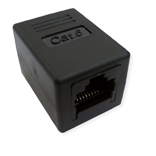 [21.99.3001] VALUE RJ-45 Modular Coupler, Cat.6 (Class E), UTP, black