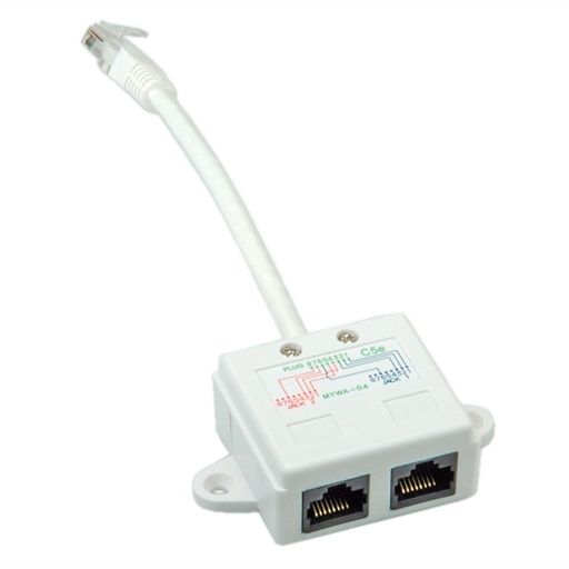 [21.99.3045] VALUE T-Adapter Cat.5e (Class D), UTP, white