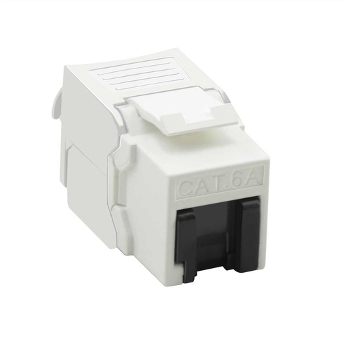 [26.99.0377] VALUE Cat.6A (Class EA) Keystone, RJ-45, UTP, tool-free, white, silver