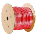 Cable Detection Incendie JH(st)H 1X2X0.8+0.8 Câble d'installation d'alarme incendie blindé rouge CPR classe B2ca s1d1a1 - 100m