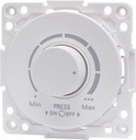 OP Aigo LED dimmer wit - Fase af- en aansnijding - 3-100W - ronde afwerking