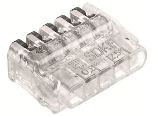 [SDKF5] SDKF5 (5X) Pack 50- Connecteur à levier (0,5÷2,5mm2)