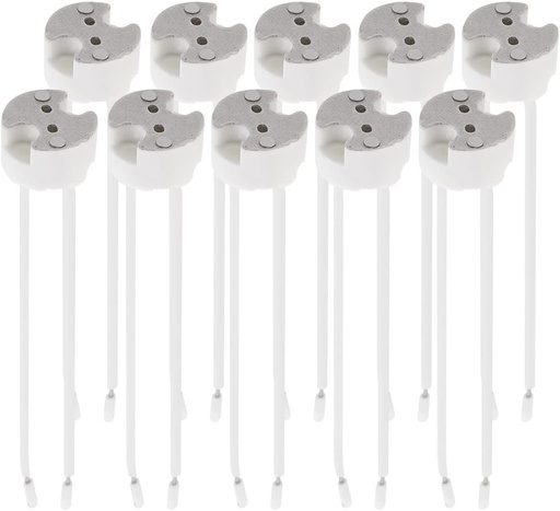 [3424] GU5.3 - MR16  LAMPHOLDER WITH 12V CABLE Pack 10Pcs