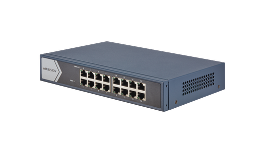 [DS-3E0516-E(B)] Hikvision DS-3E0516-E(B) 16 Port Gigabit Unmanaged Switch