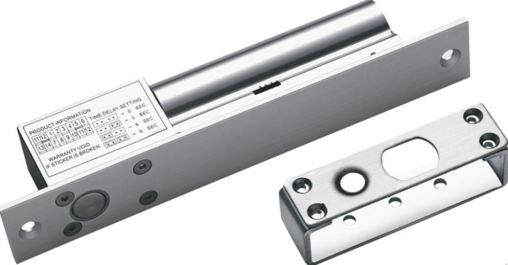 [DS-K4T108] HIKVISION DS-K4T108 Bolt Electric Lock 205×34×42mm - 12VDC, ≤1.2A 