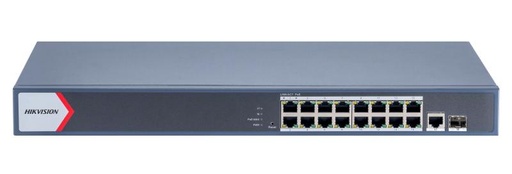 [DS-3E1518P-EI] HIKVISION DS-3E1518P-EI 16 Port Gigabit Smart POE Switch - Total PoE Budget  230 W