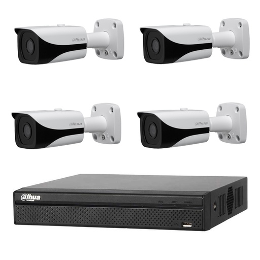 [CVI4MKIT-4B1] DAHUA KIT  HDCVI 5MP  DVR 4CH - 4x Camera Bullet 5MP Indoor/Outdoor IP67 - HD 1TB