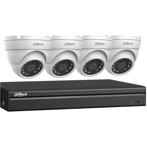 [CVI5MPKIT-4T1] DAHUA 4CH KIT HDCVI 5MP  DVR 4CH &amp; 4X Camera Turret 5MP Indoor/Outdoor - HD 1TB